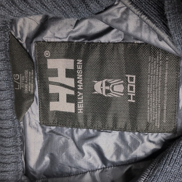 Helly Hansen Button Front Insulated Ski Jacket  With Wool Trim - Picture 5 of 6
